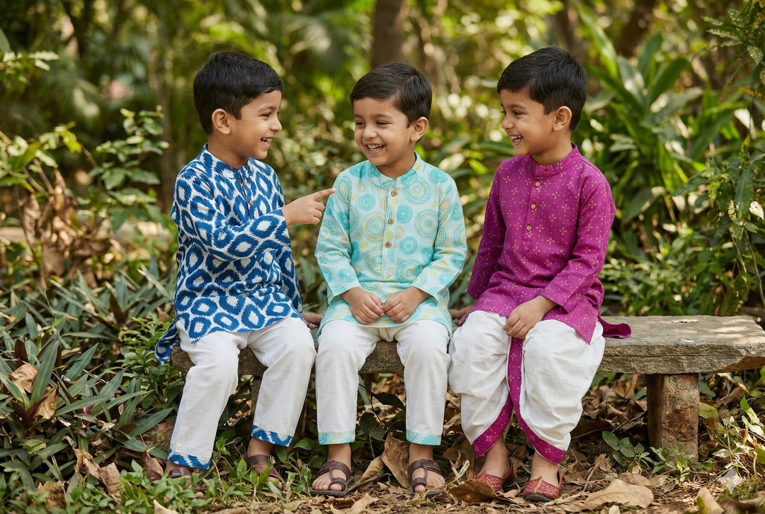 Boys Printed Kurta Sets