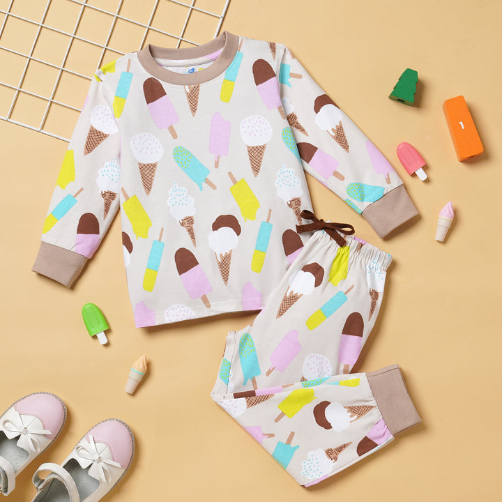 Icecream/Dino Co-ord Sets (Set of 2)