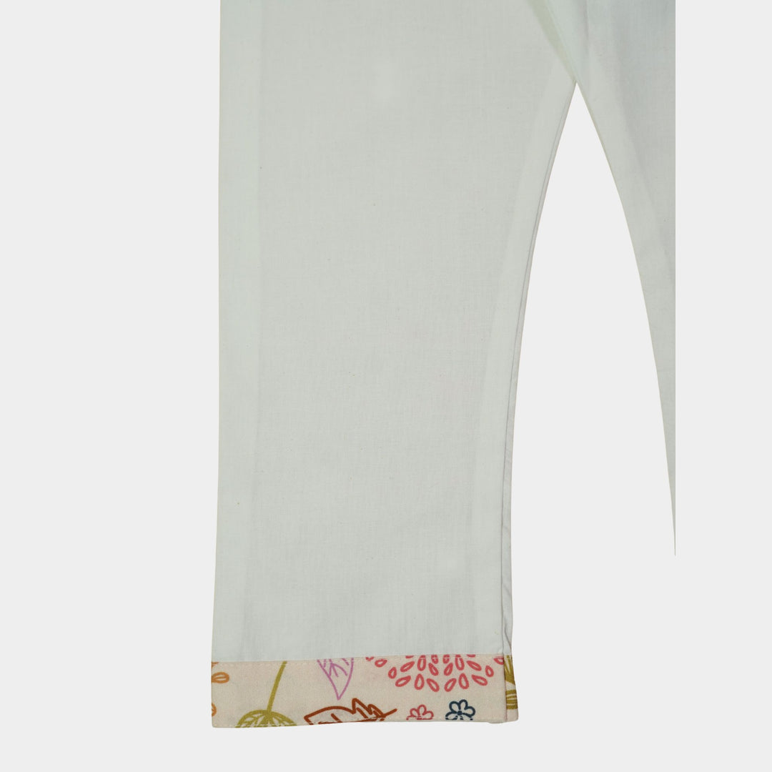 Multicolor Floral Print Kurta Pajama Set