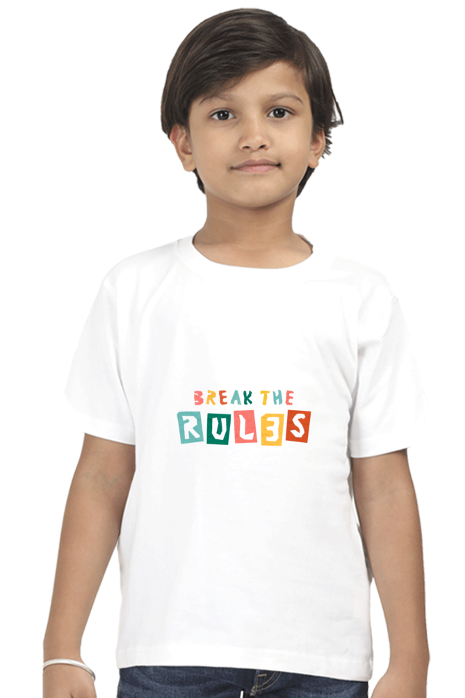 Boys Break The Rules Printed Tees