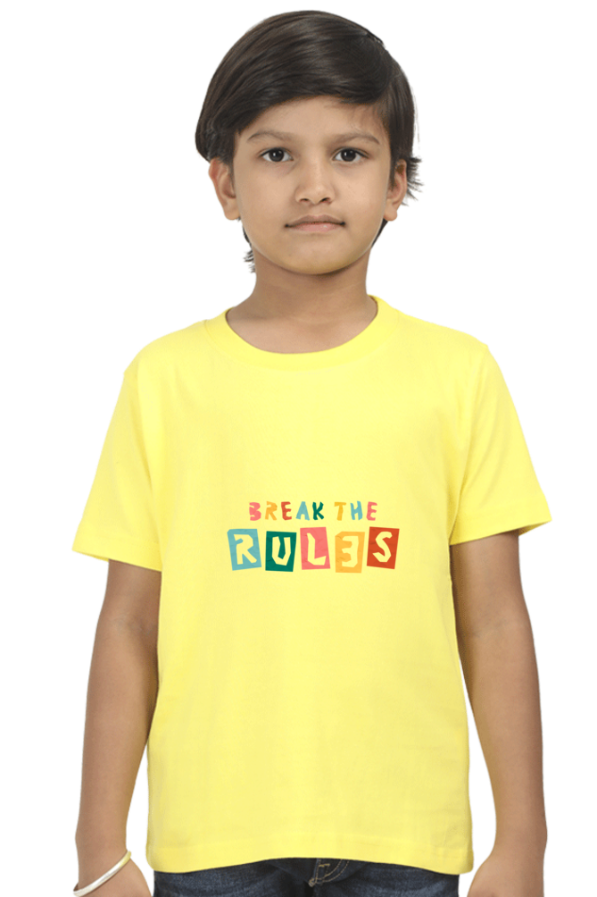 Boys Break The Rules Printed Tees