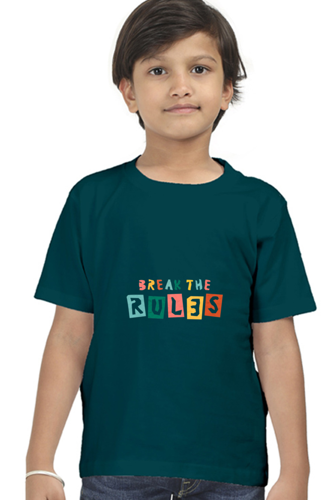 Boys Break The Rules Printed Tees