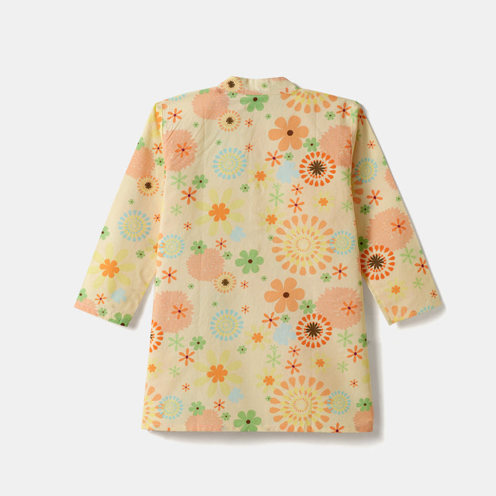 Kurta Pajama - Vibrant Flower Print