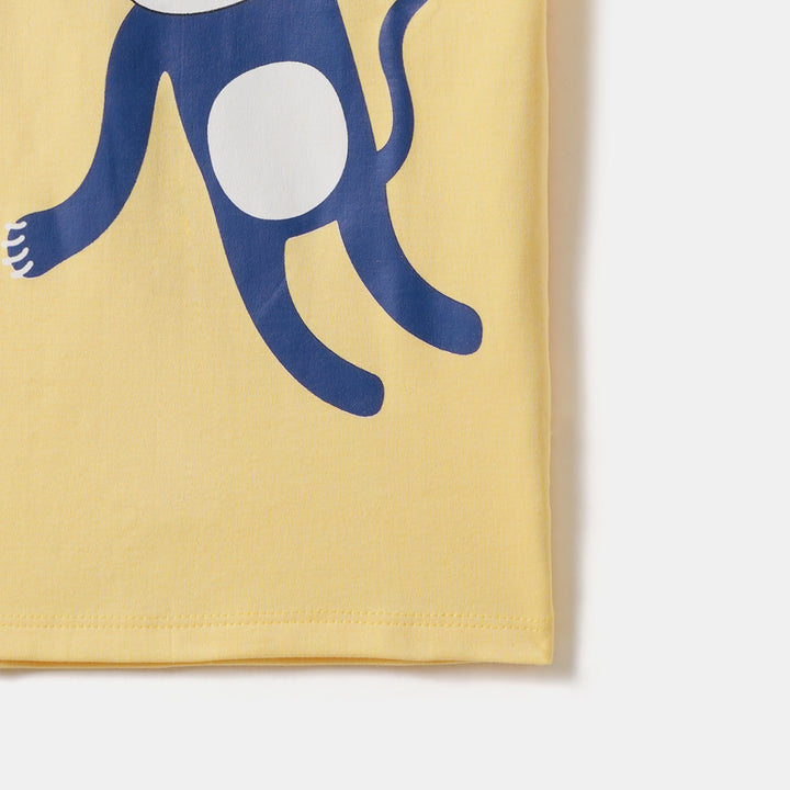 Playful Monkey Print T-Shirt