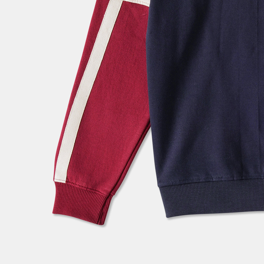 Navy Blue Boys Sweatshirt - Sporty & Stylish