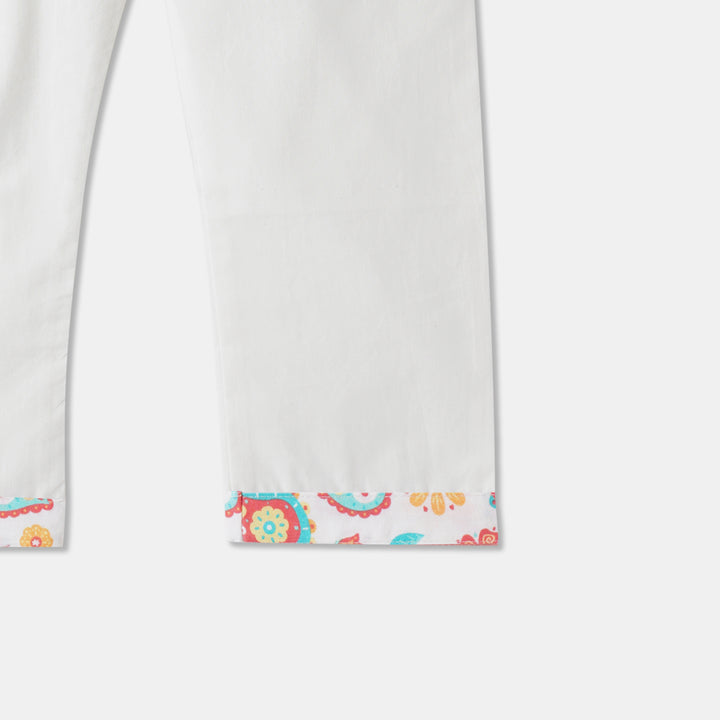 Floral Paisley Print Kurta Pajama Set