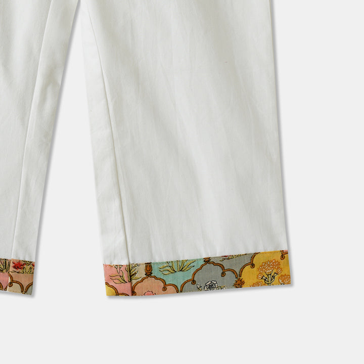 Multicolor Floral Kurti Pajama & Dupatta
