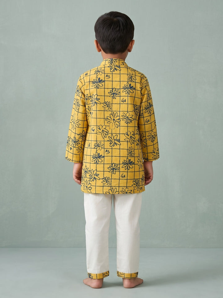 Mustard Floral Print