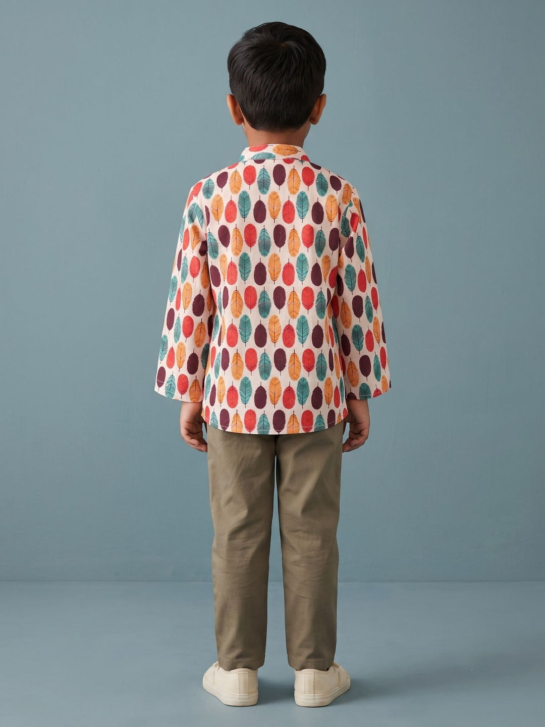Colored Feather Short Kurta