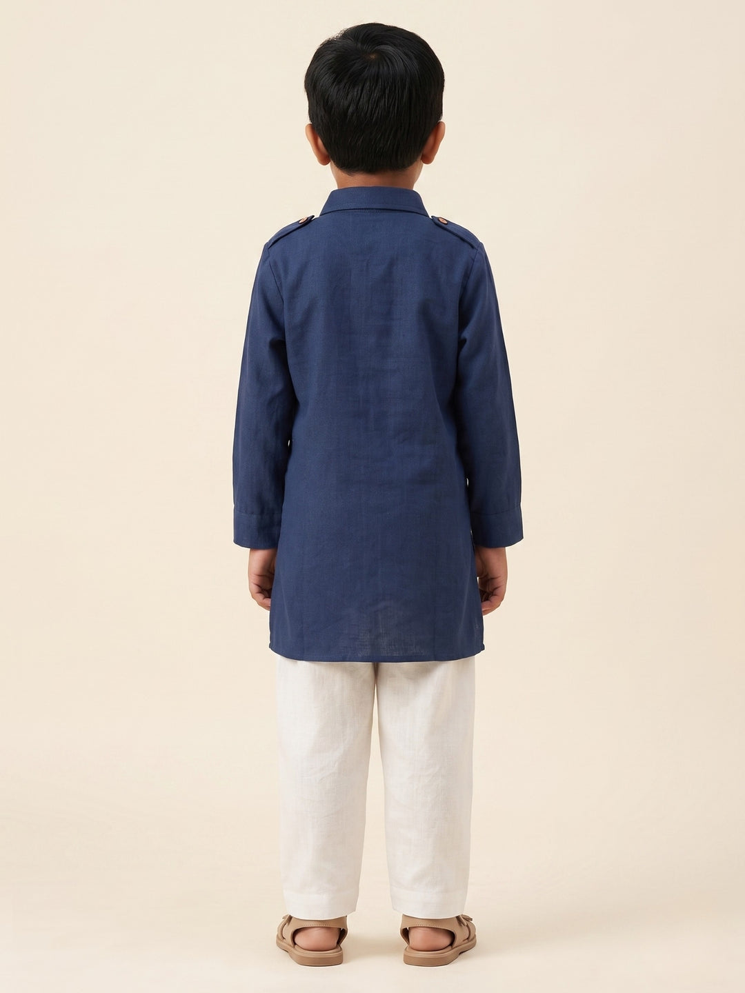 Blue Pathani Kurta Pajama