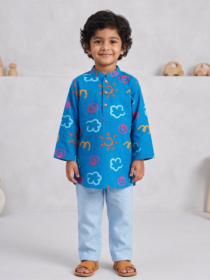 Sun &amp; Cloud Short Kurta