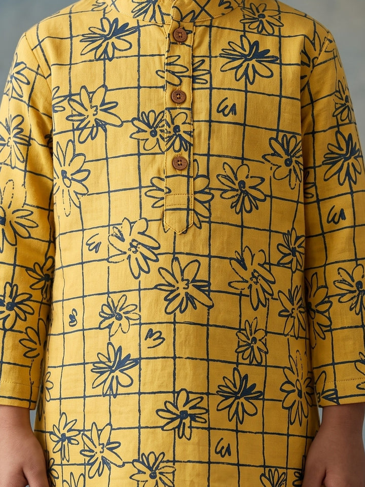 Mustard Floral Print