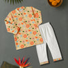 Floral Garden Print Kurta Pajama Set
