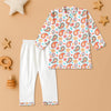 Floral Paisley Print Kurta Pajama Set