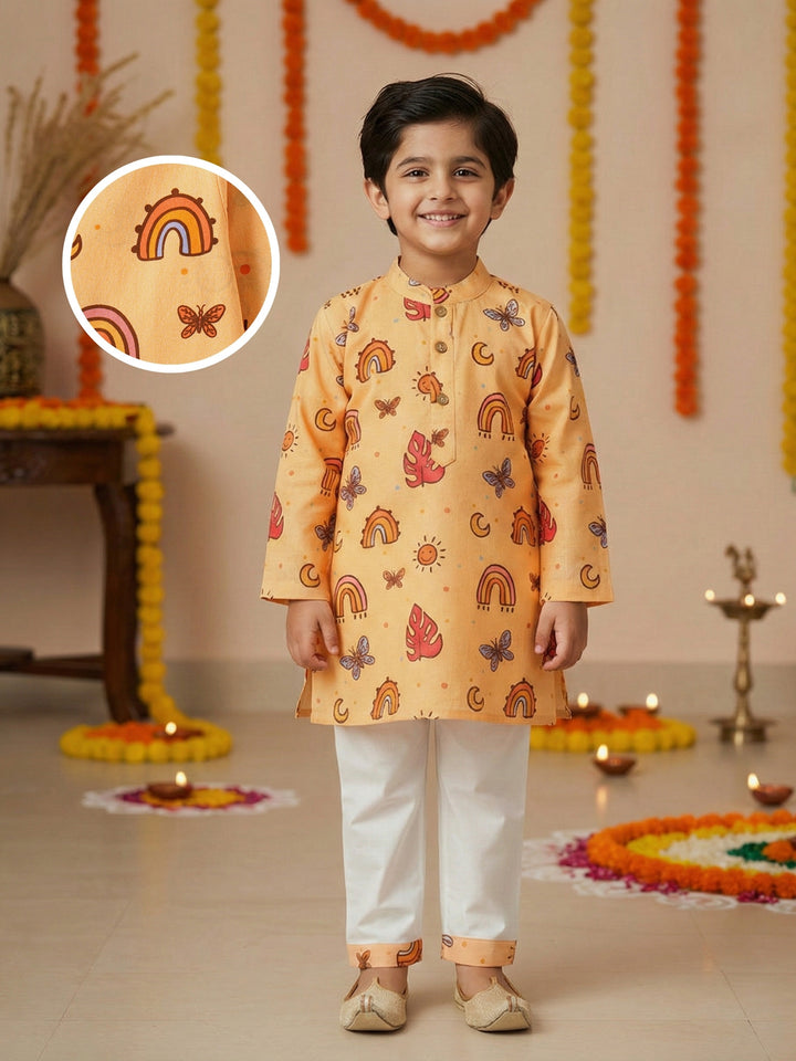 Rainbow &amp; Butterfly Print