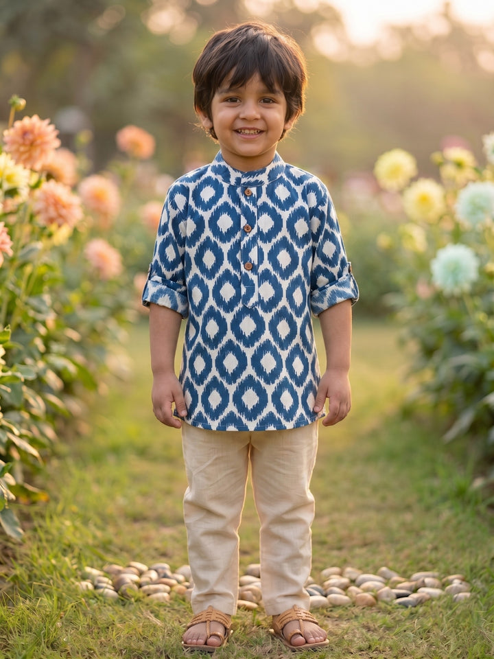 Ikat Short Kurta