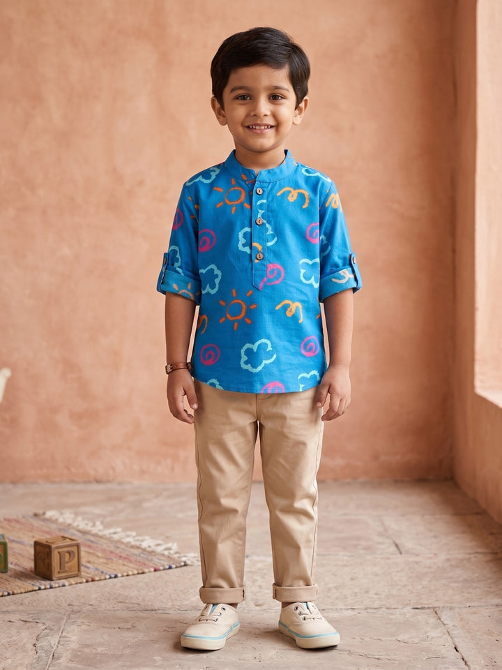 Sun &amp; Cloud Short Kurta