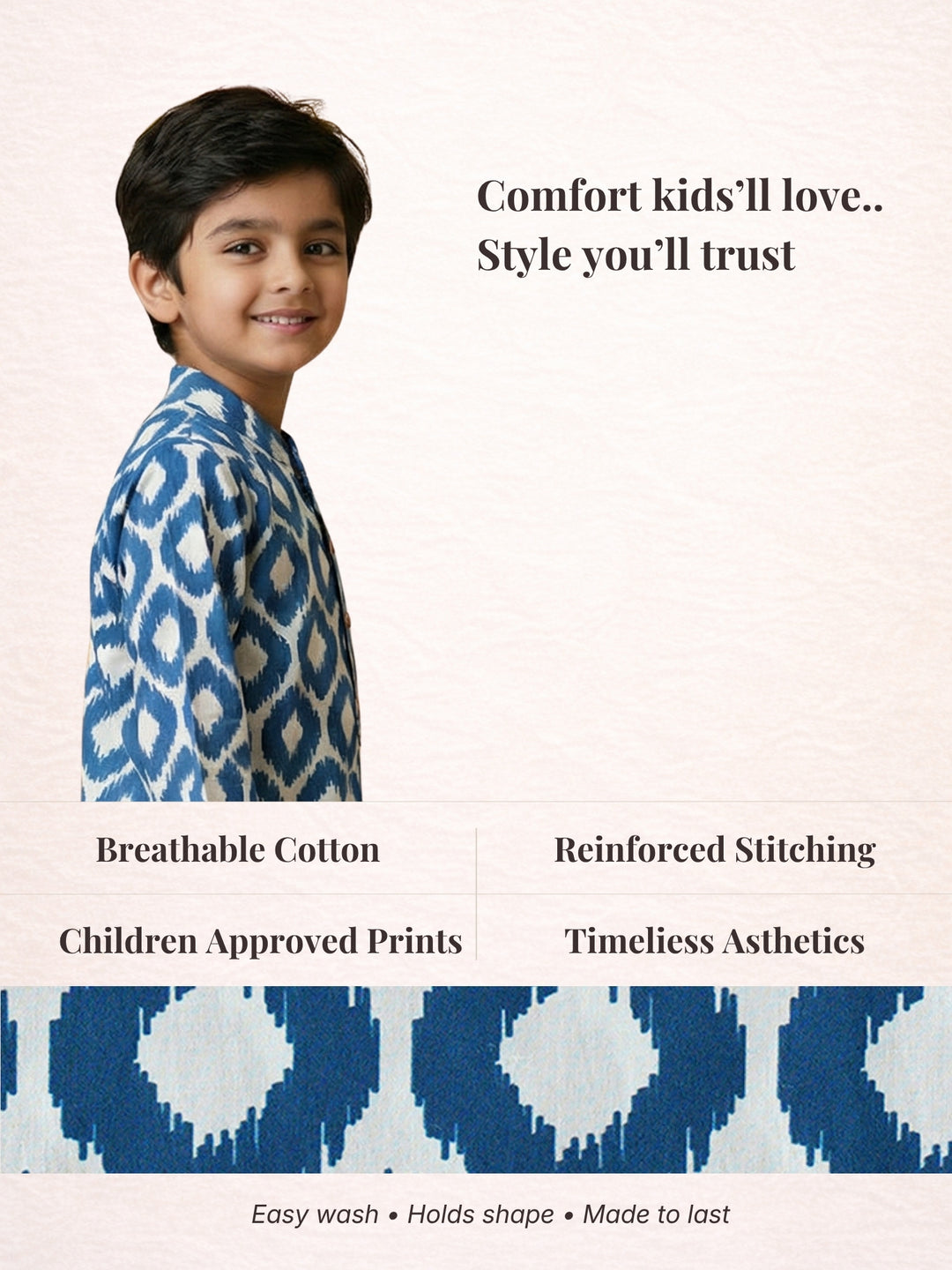 Ikat Short Kurta