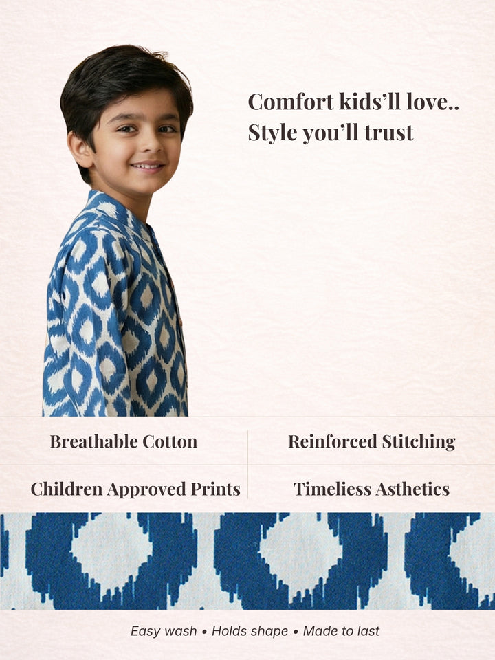Ikat Short Kurta