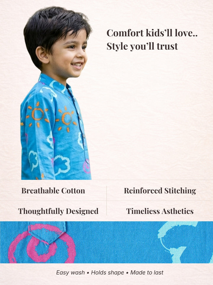 Sun &amp; Cloud Short Kurta