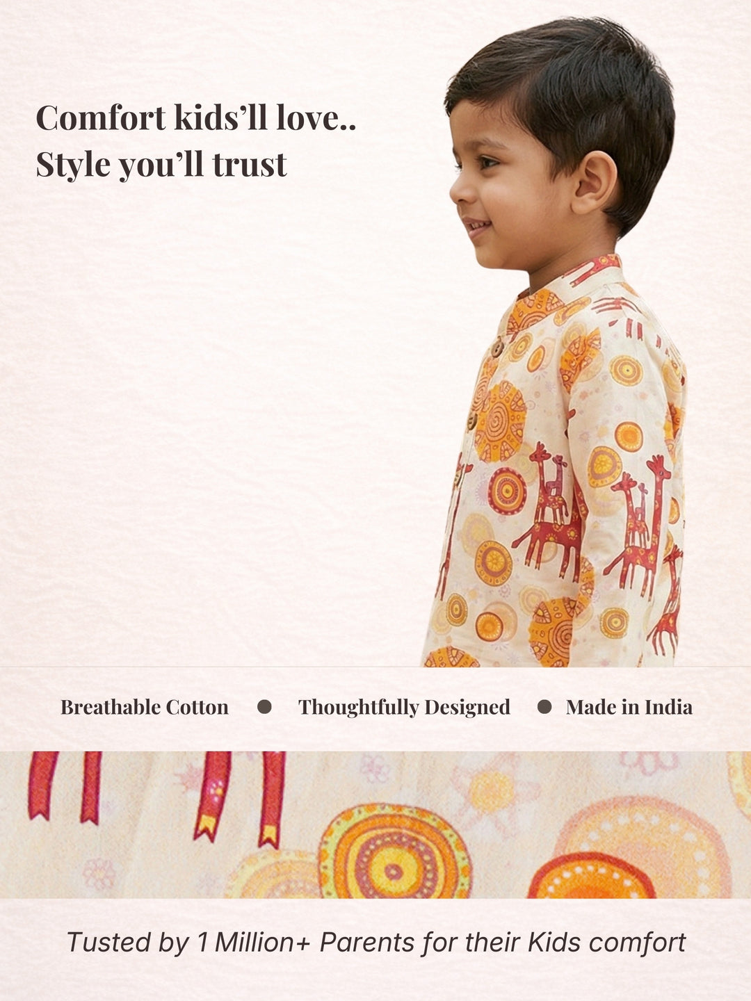 Giraffe &amp; Mandala Print