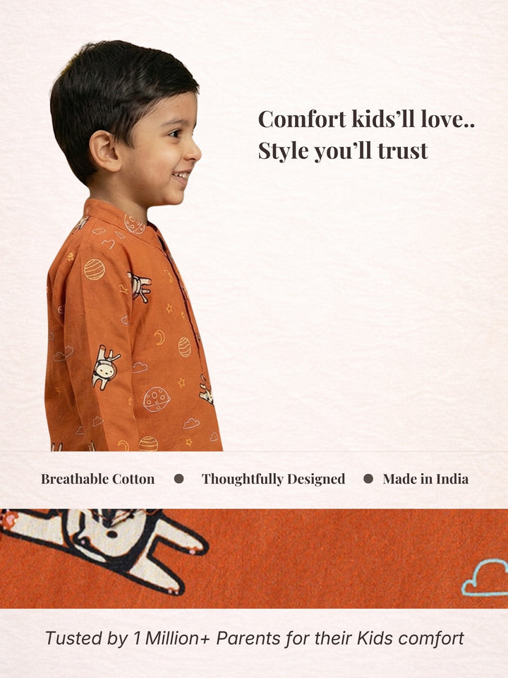 Planet &amp; Astrounaut Print