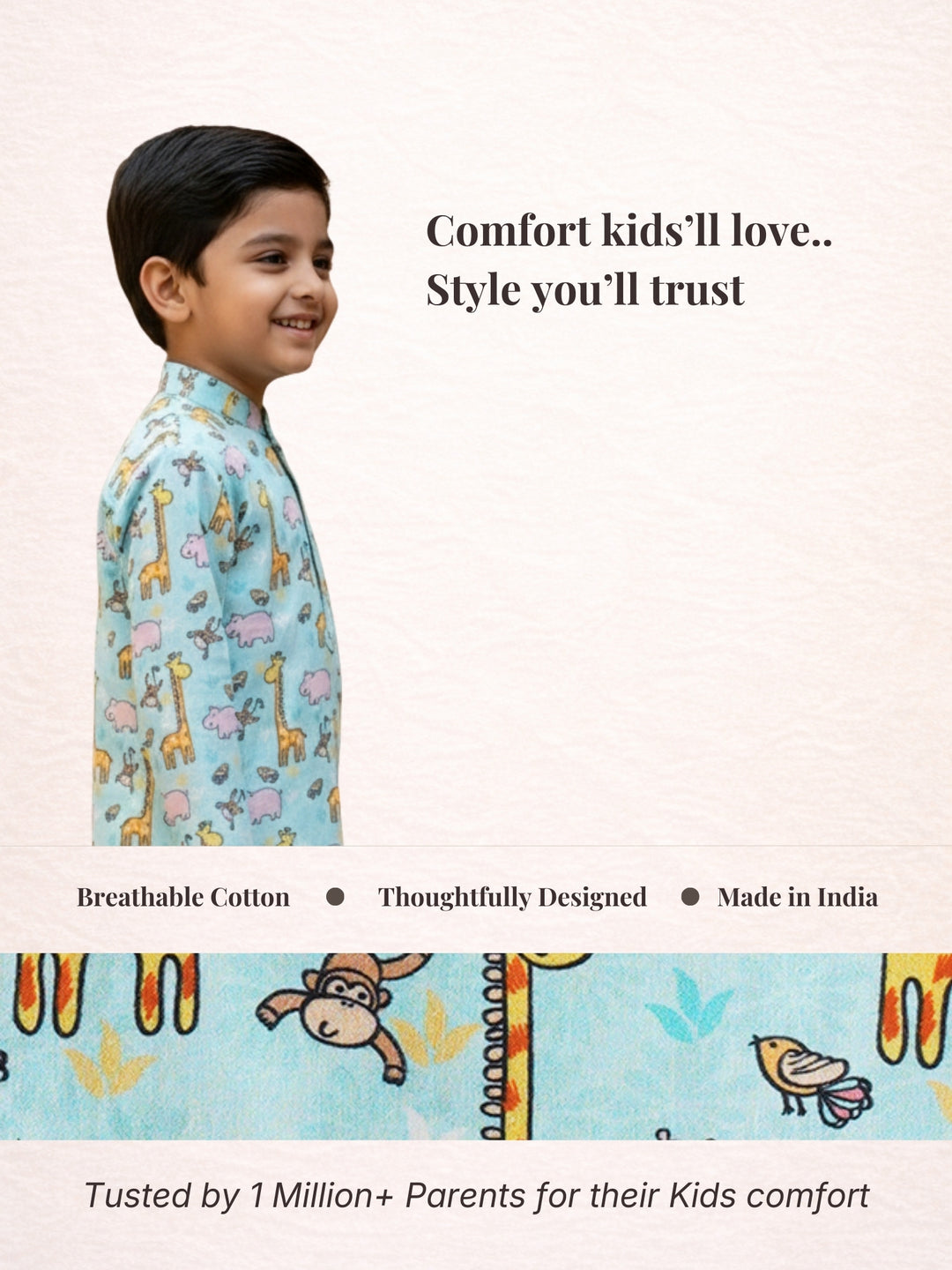 Giraffe &amp; Hippo Print