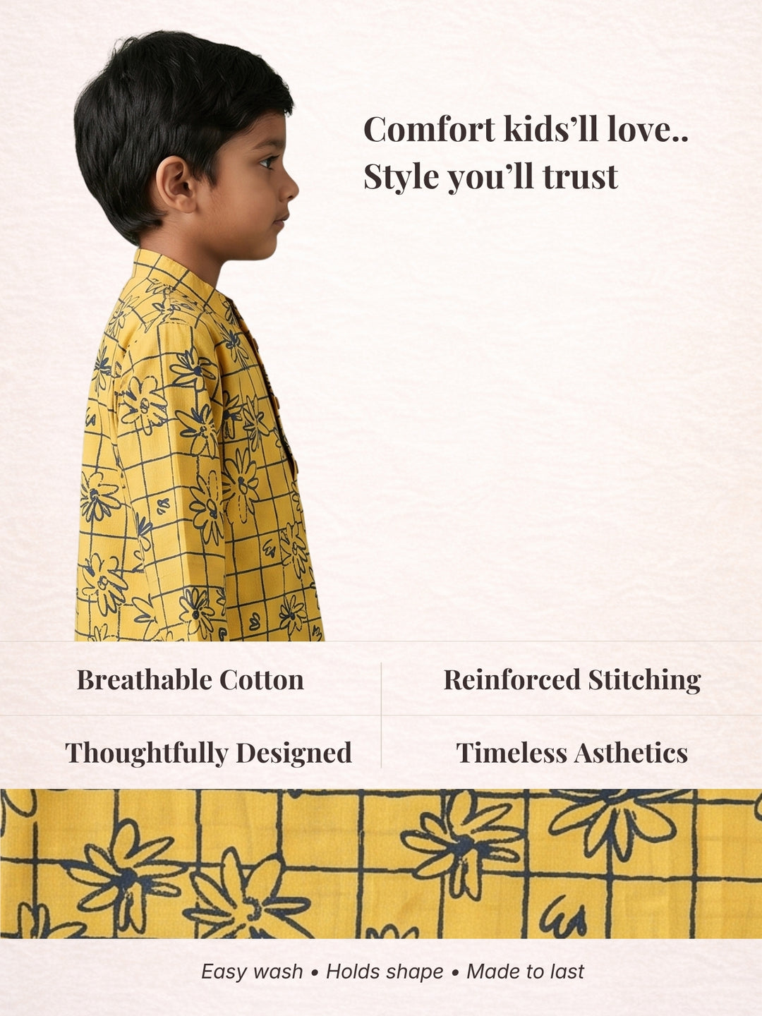 Mustard Floral Print