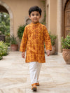 Mustard Floral Damask