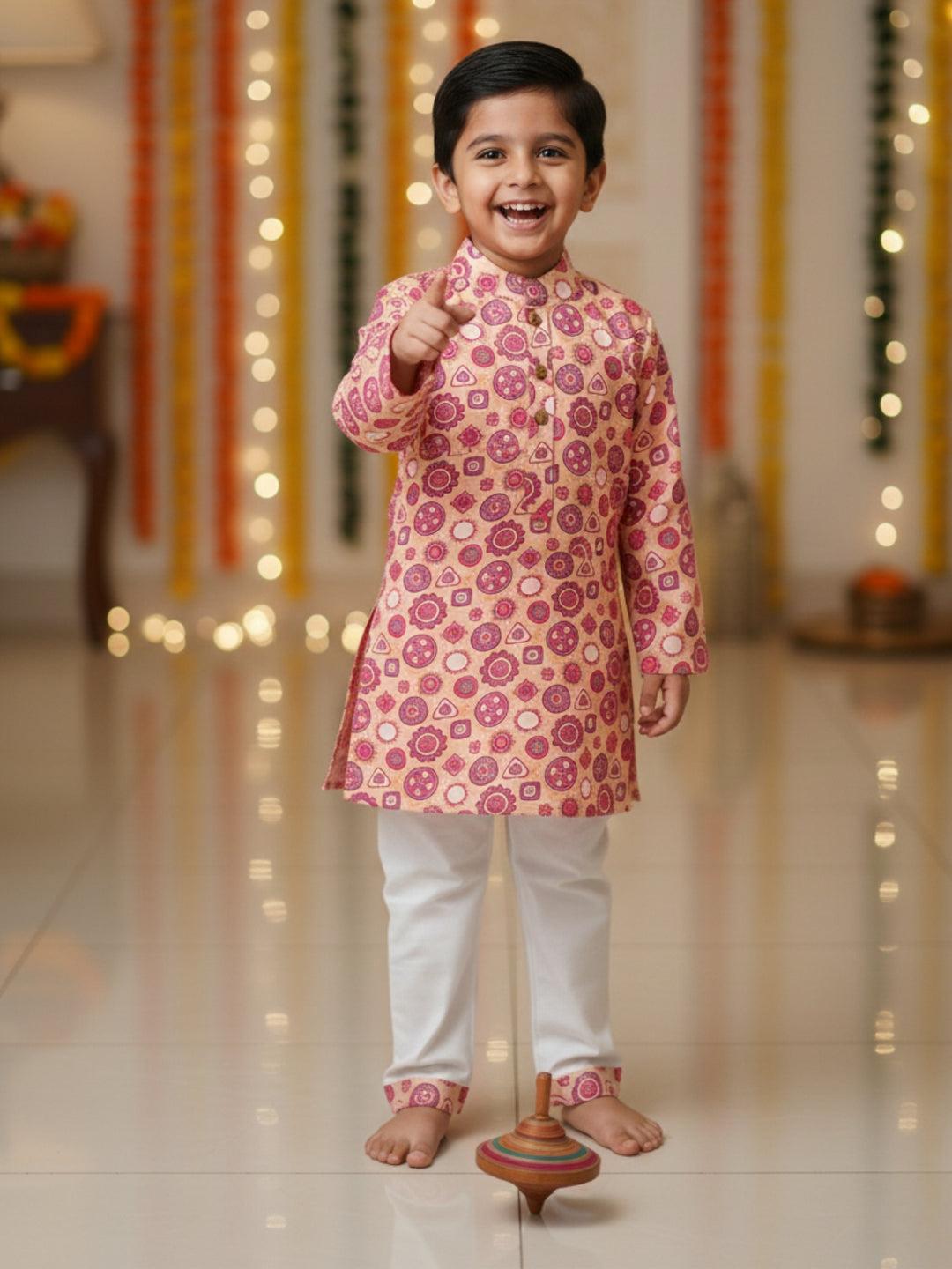 Pink Circle &amp; Shapes