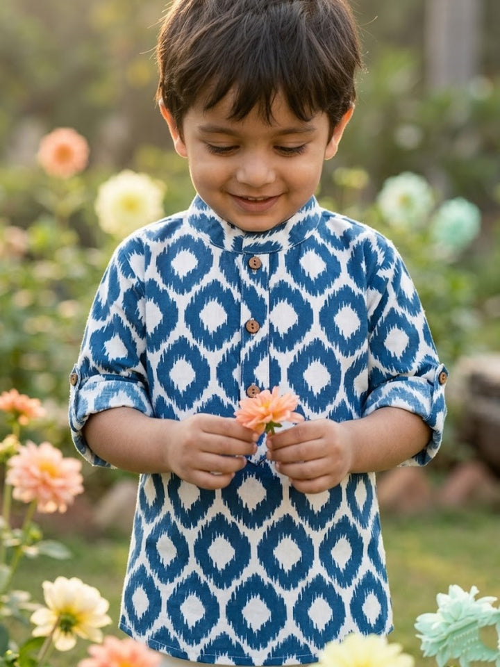 Ikat Short Kurta