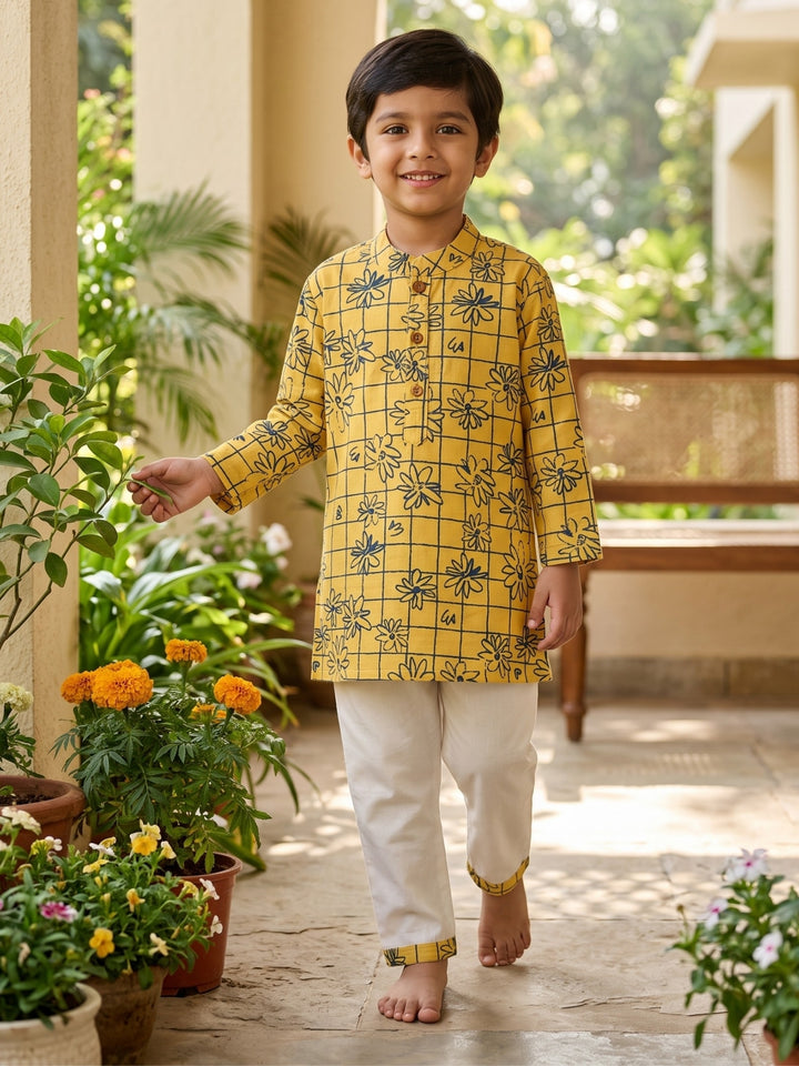 Mustard Floral Print
