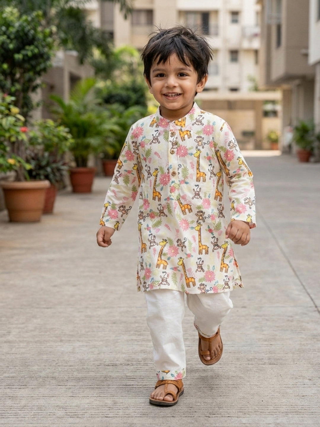 Giraffe &amp; Monkey