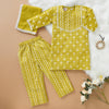 Mustard Radiance Kurti Pajama & Dupatta