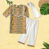 Multicolor Floral Kurti Pajama & Dupatta