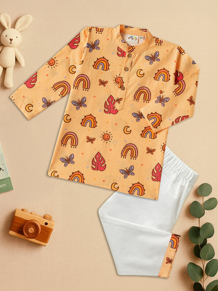 Rainbow &amp; Butterfly Print