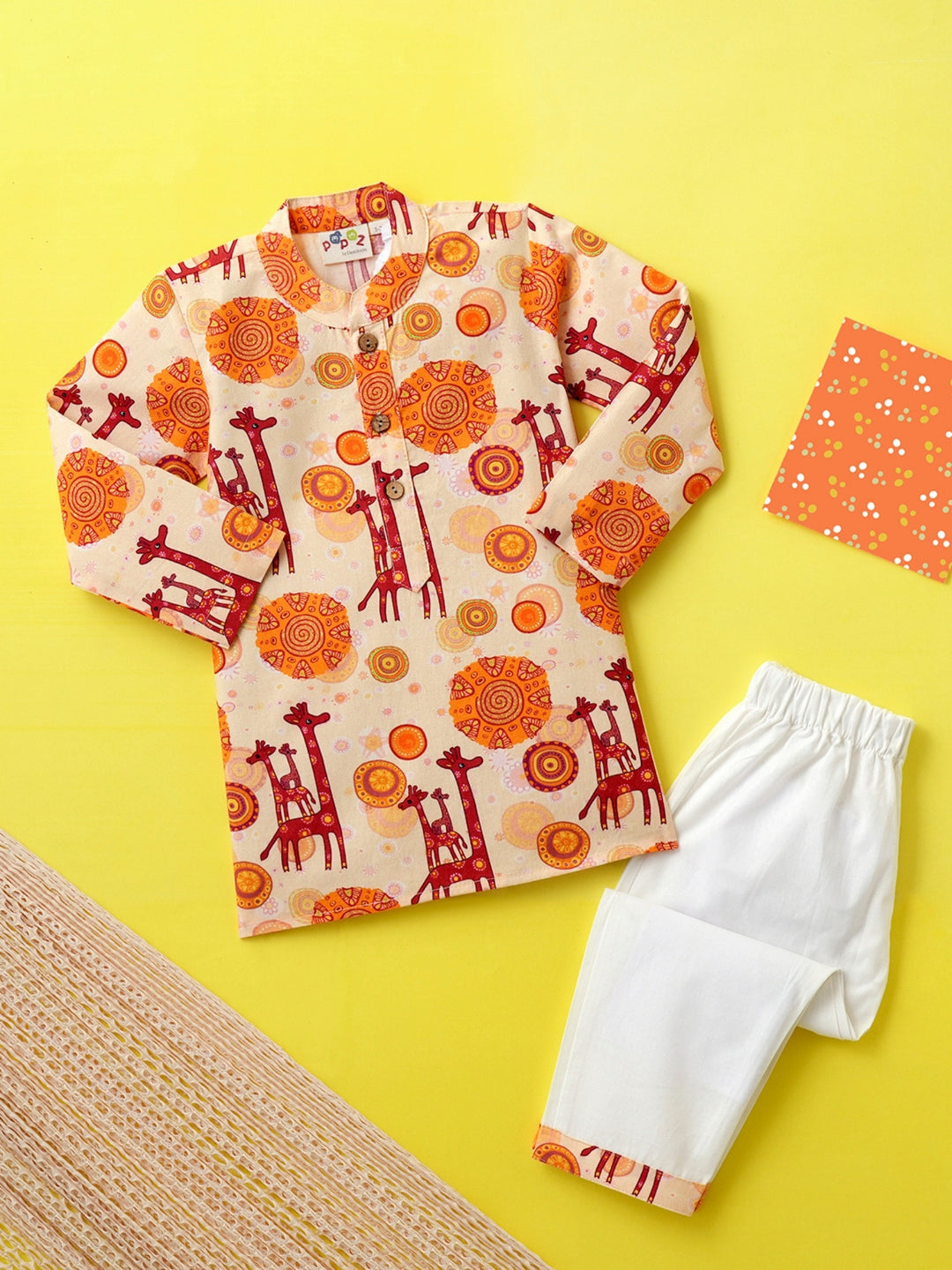 Giraffe &amp; Mandala Print