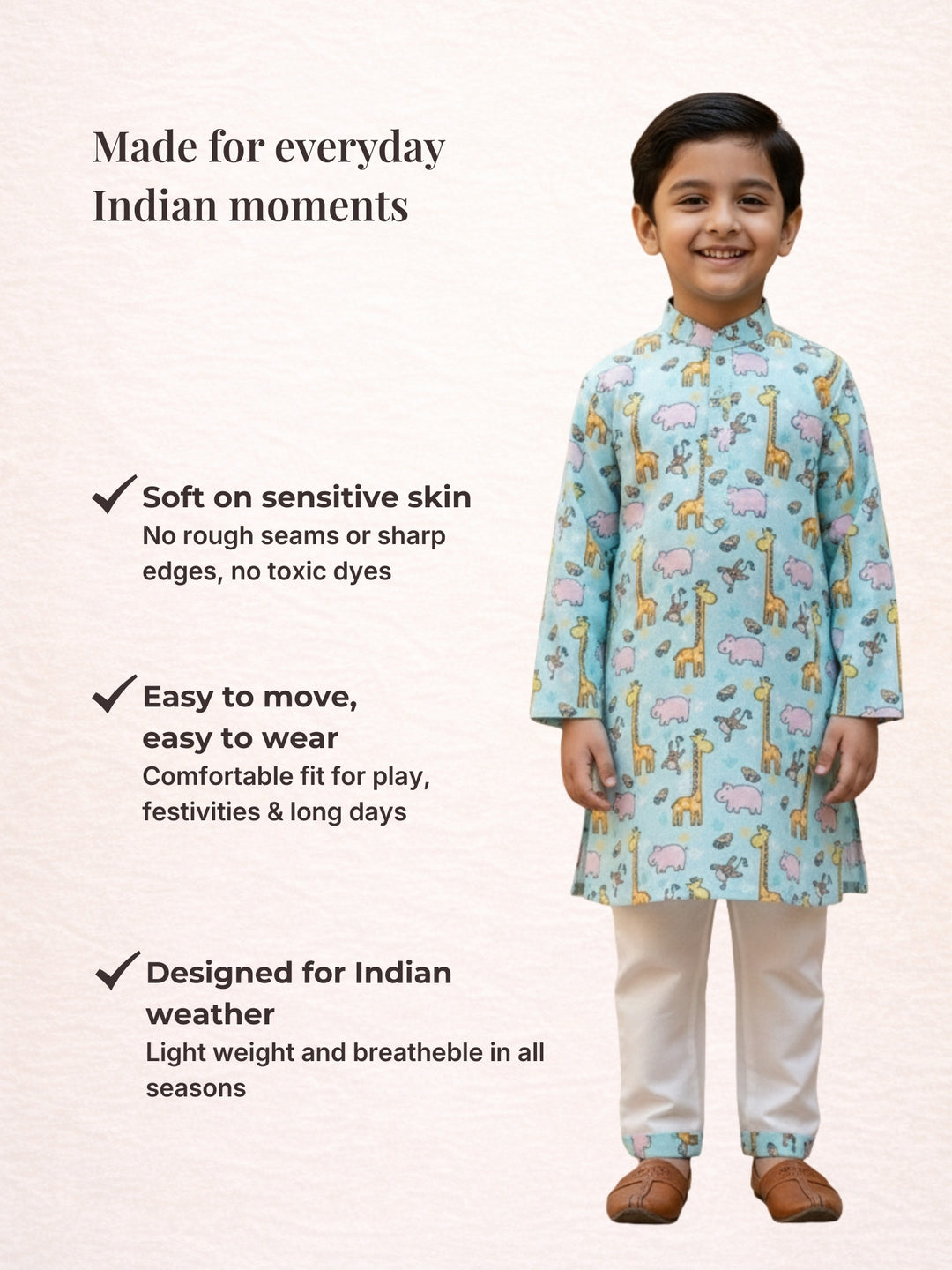 Giraffe &amp; Hippo Print