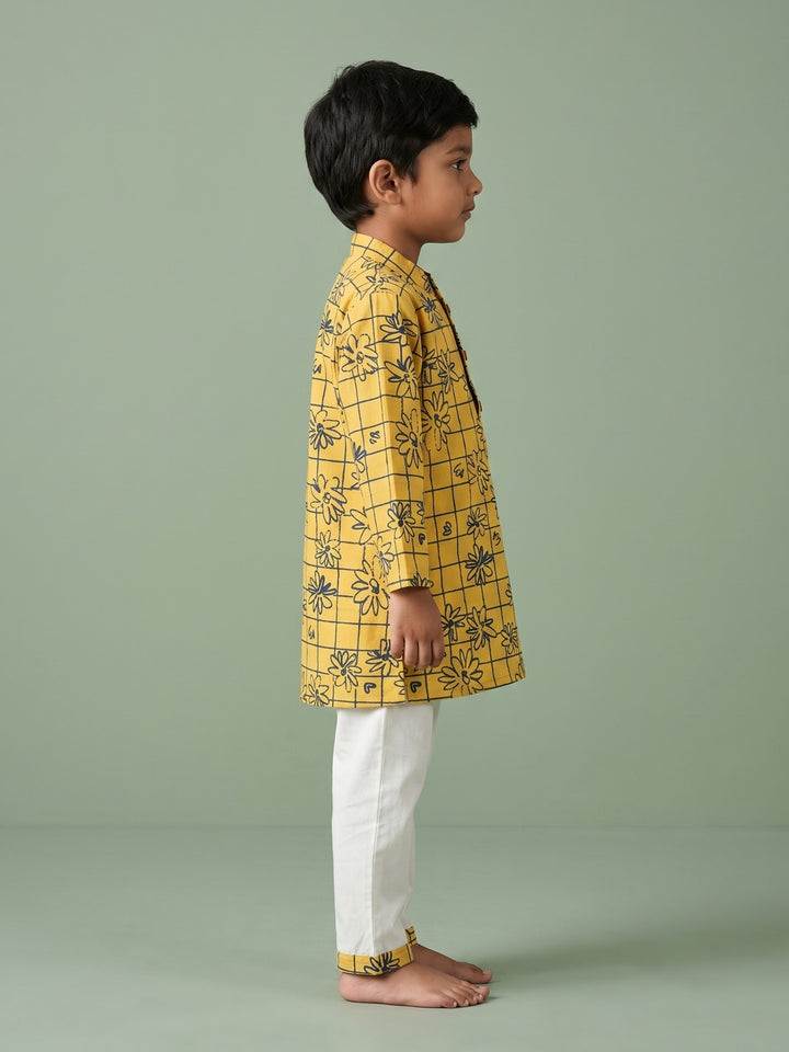 Mustard Floral Print
