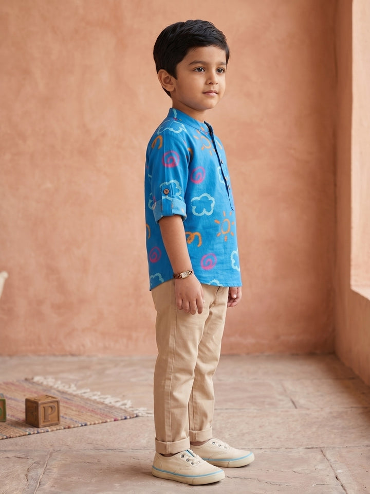 Sun &amp; Cloud Short Kurta