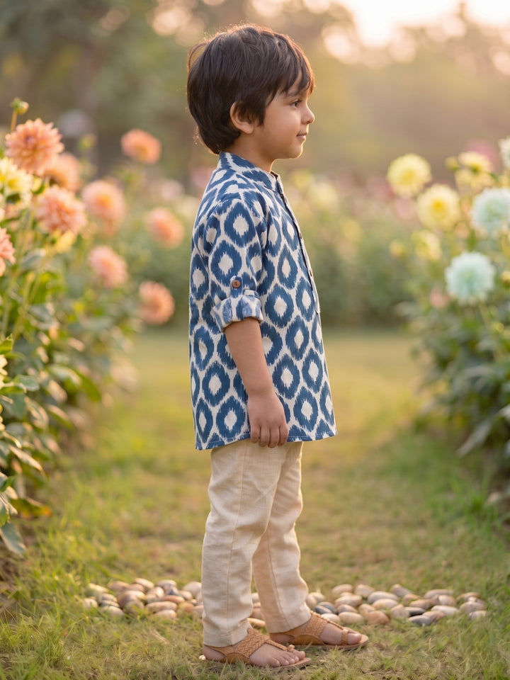 Ikat Short Kurta