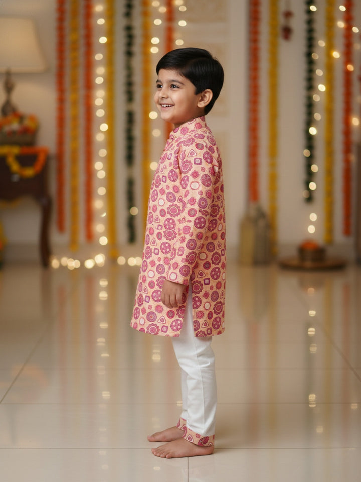 Pink Circle &amp; Shapes