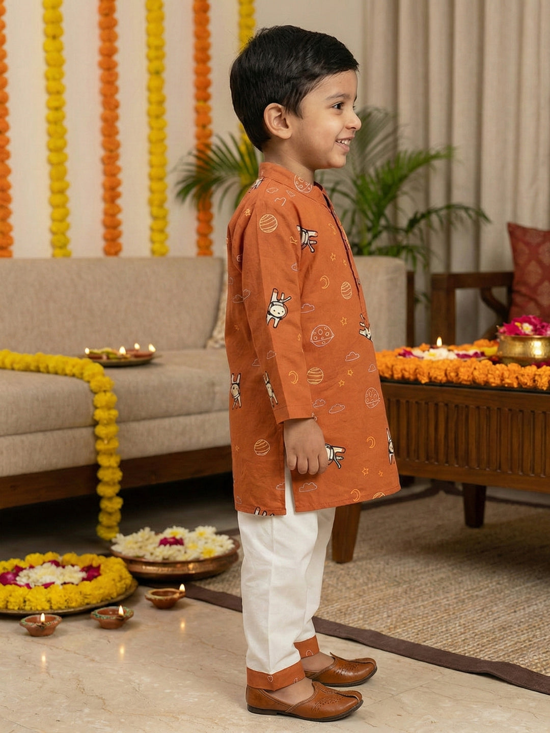 Planet &amp; Astrounaut Print