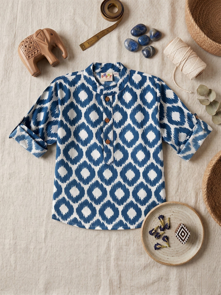 Ikat Short Kurta
