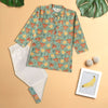 Playful Monkey Print Kurta Pajama Set