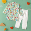 Animal World Print Kurta Pajama Set